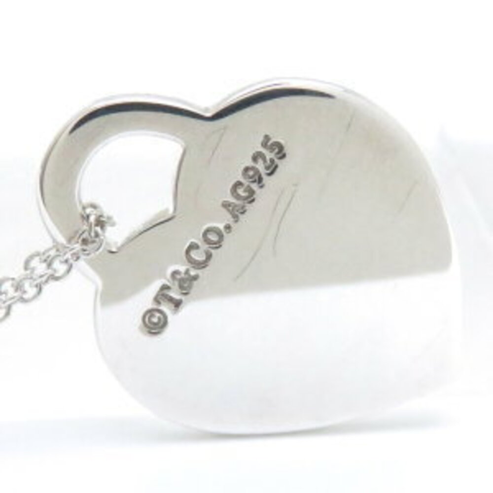 Tiffany Co to Heart Pendant Necklace Sterling Silver - Picture 4 of 6